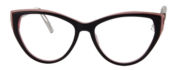 Afro Motif Women Eyeglasses: Morayo - Dark Purple - SpecSMART Eye Clinic (Front View)
